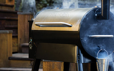 Traeger grill smoking