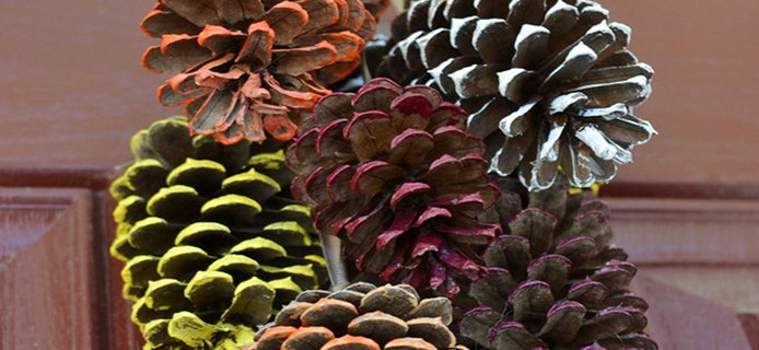 pinecone wreath