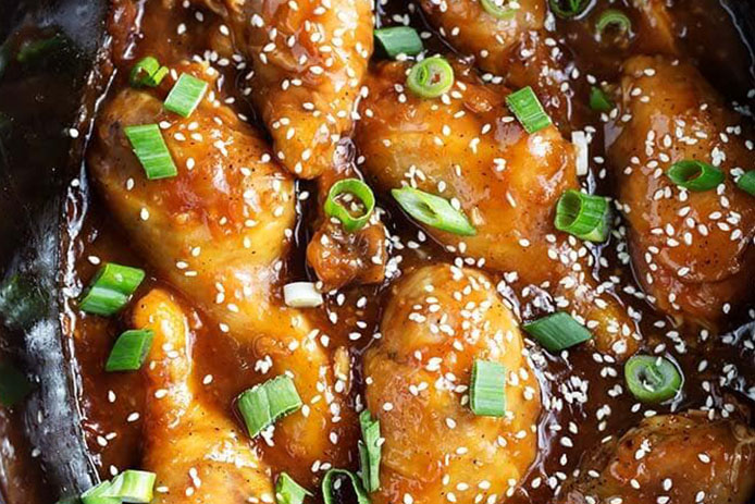 Honey Garlic Glazed Chicken