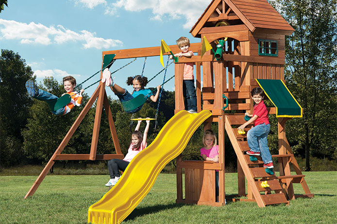 Kids on playground